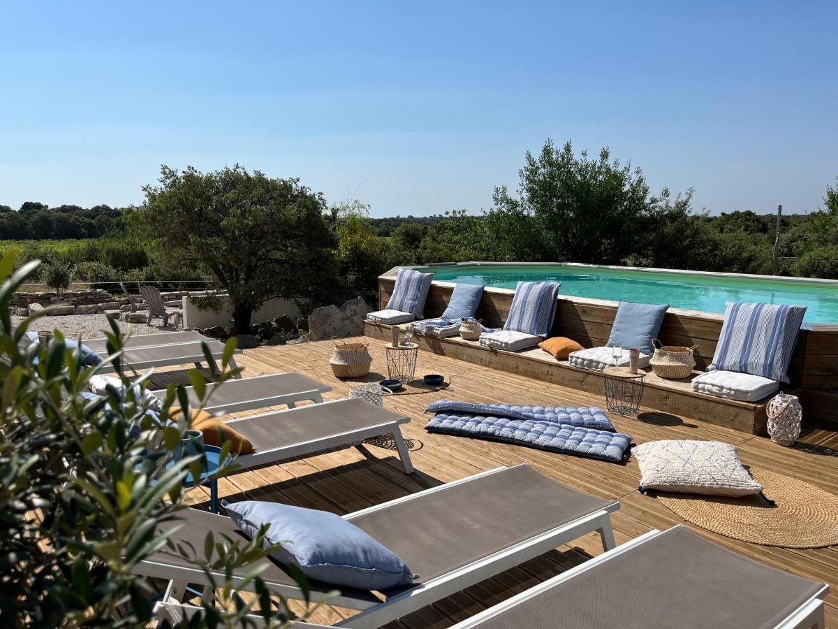 Cazevieille Le Domaine Du Cade-Gites D'Exception 4Etoiles "La Villa Du Cade" מראה חיצוני תמונה
